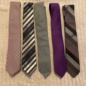Elegant Men's Tie Set - Multicolor